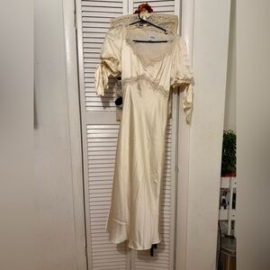 Reformation x Kacey Musgraves Cream Dress